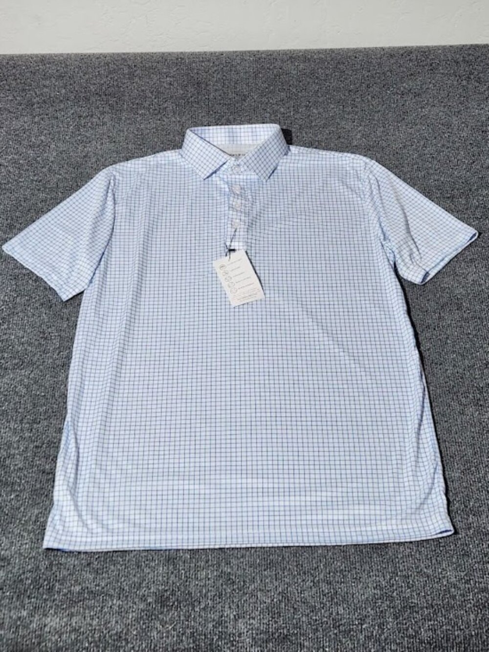 Collars and Co Men's Short Sleeve Polo Shirt in size Large